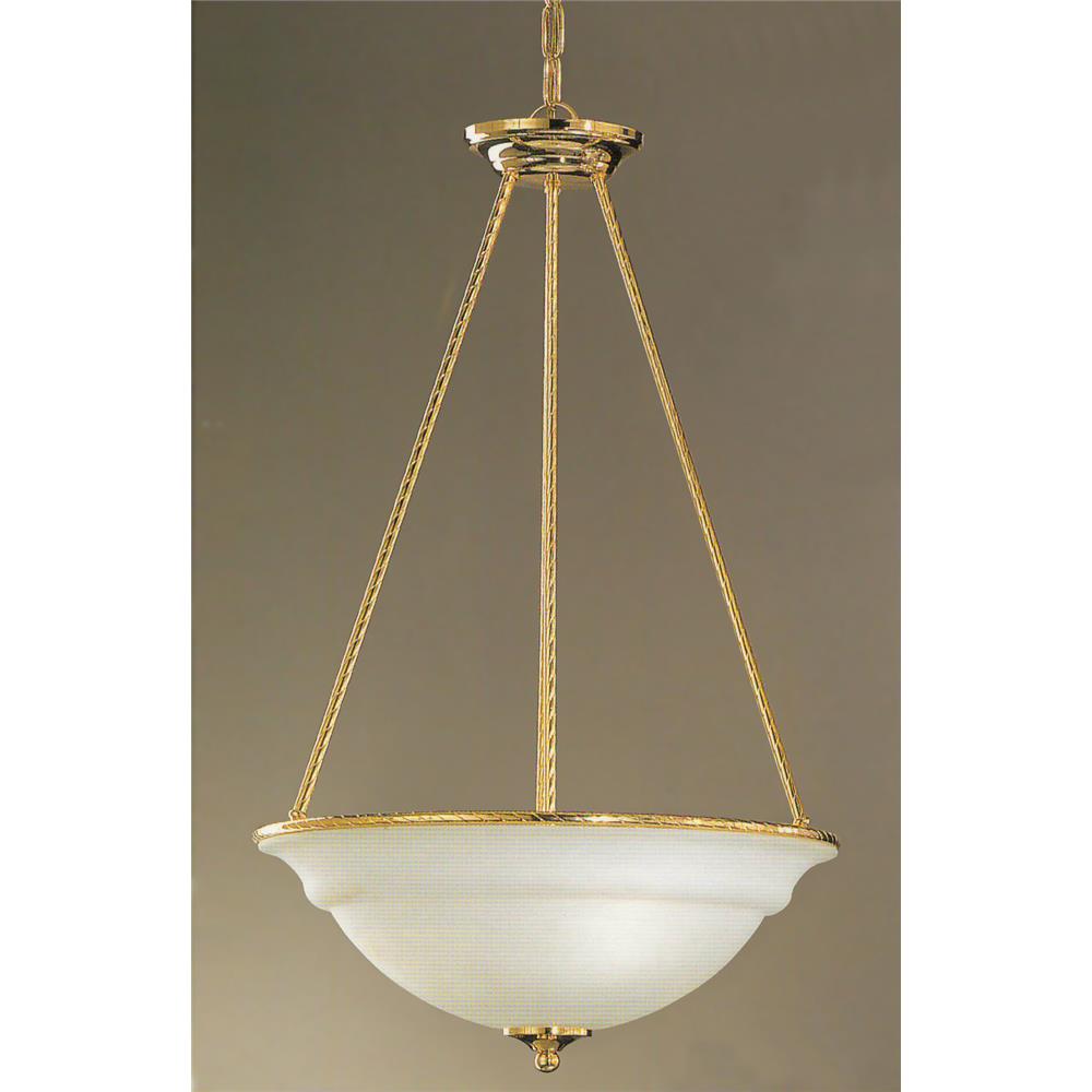 Classic Lighting 40205 G Portofino Gold 3 bulb Pendant