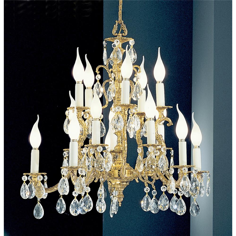 Classic Lighting 5515 MS I Barcelona Chandelier in Millennium Silver with Italian Crystal