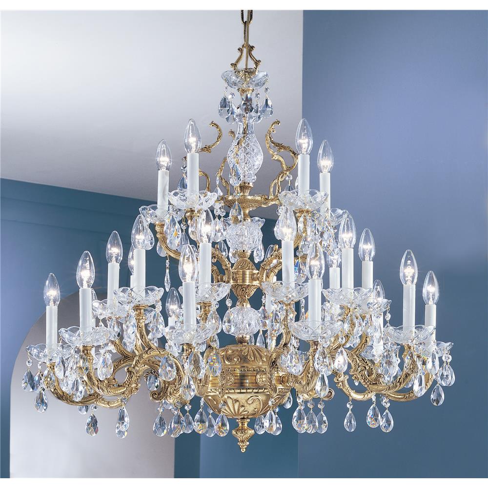 Classic Lighting 5535 RB PAM Madrid Chandelier in Roman Bronze with Prisms Amber