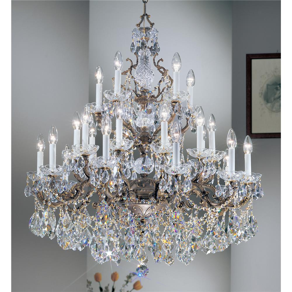 Classic Lighting 5545 OWB PAM Madrid Imperial Chandelier in Olde World Bronze with Crystalique Prisms Amber