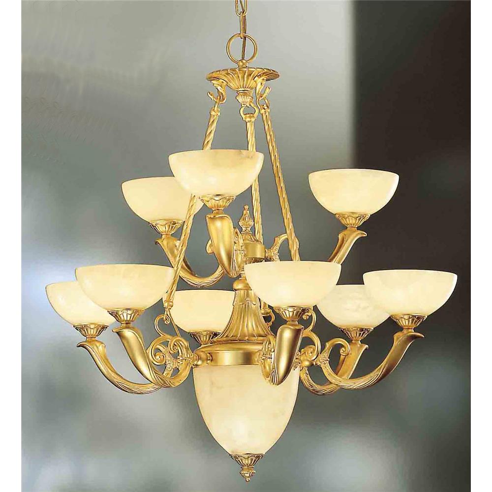 Classic Lighting 5666 GM Valencia Chandelier in Gold Matte
