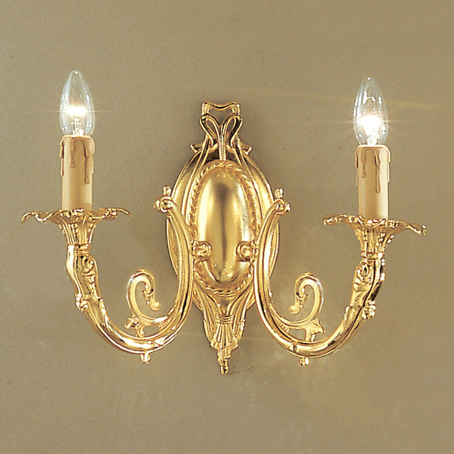 Classic Lighting 5702 G Princeton Wall Sconce in 24k Gold Plated