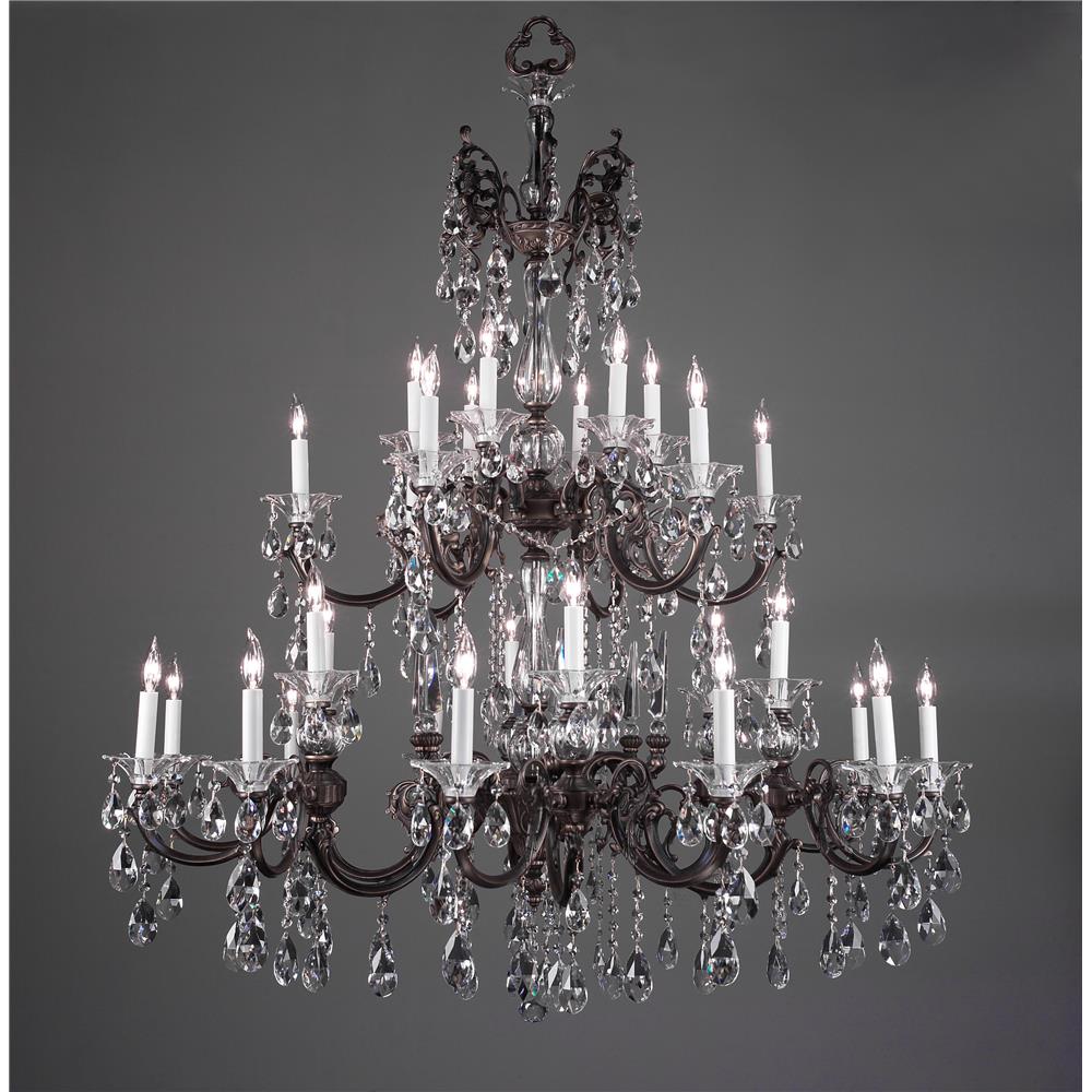Classic Lighting 57060 MS CP Via Lombardi Chandelier in Millennium Silver with Crystalique-Plus