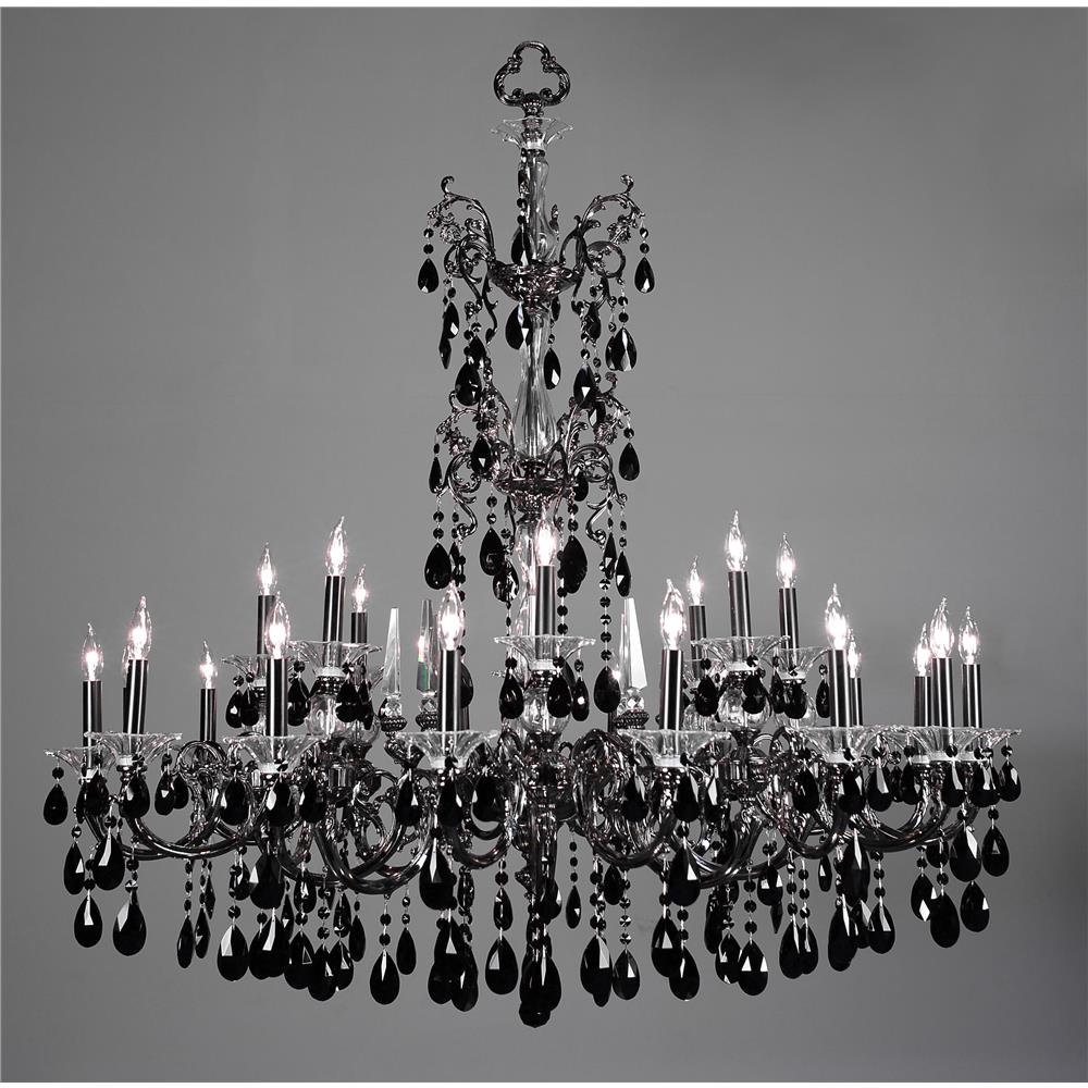 Classic Lighting 57065 CHP CP Via Lombardi Chandelier in Champagne Pearl with Crystalique-Plus