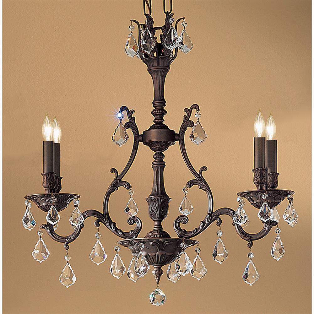 Classic Lighting 57360 AGB CP Majestic Island / Billiard in Aged Bronze with Crystalique-Plus