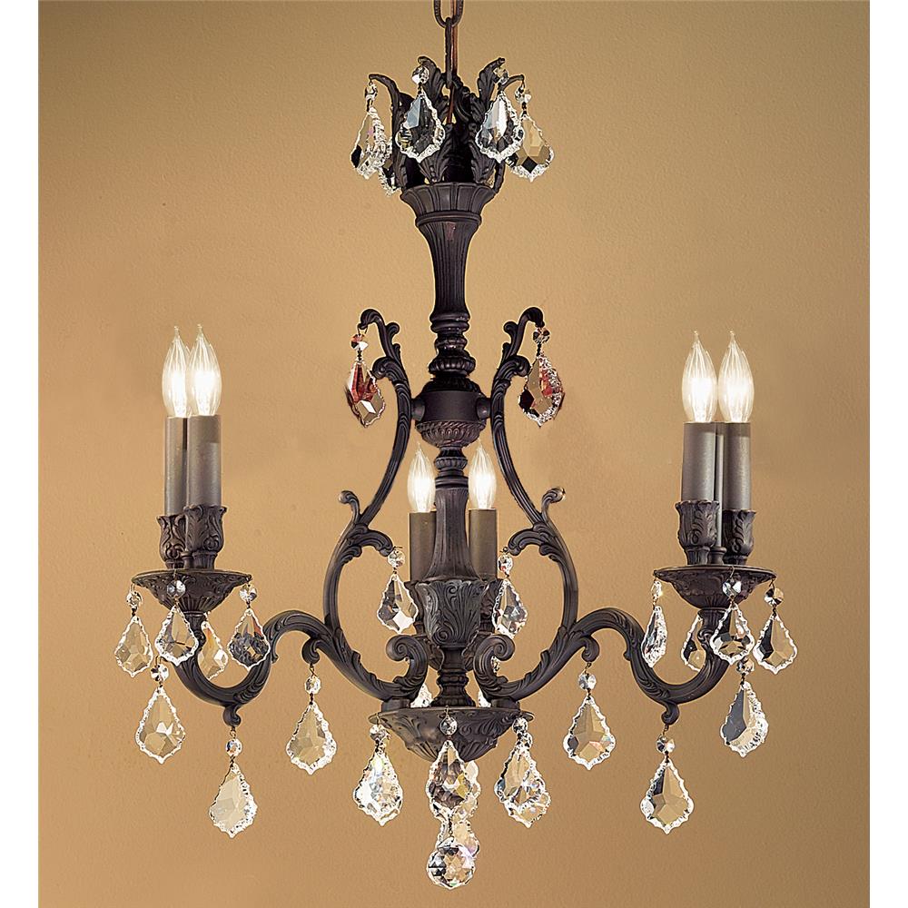 Classic Lighting 57363 FG CP Majestic Chandelier in French Gold with Crystalique-Plus
