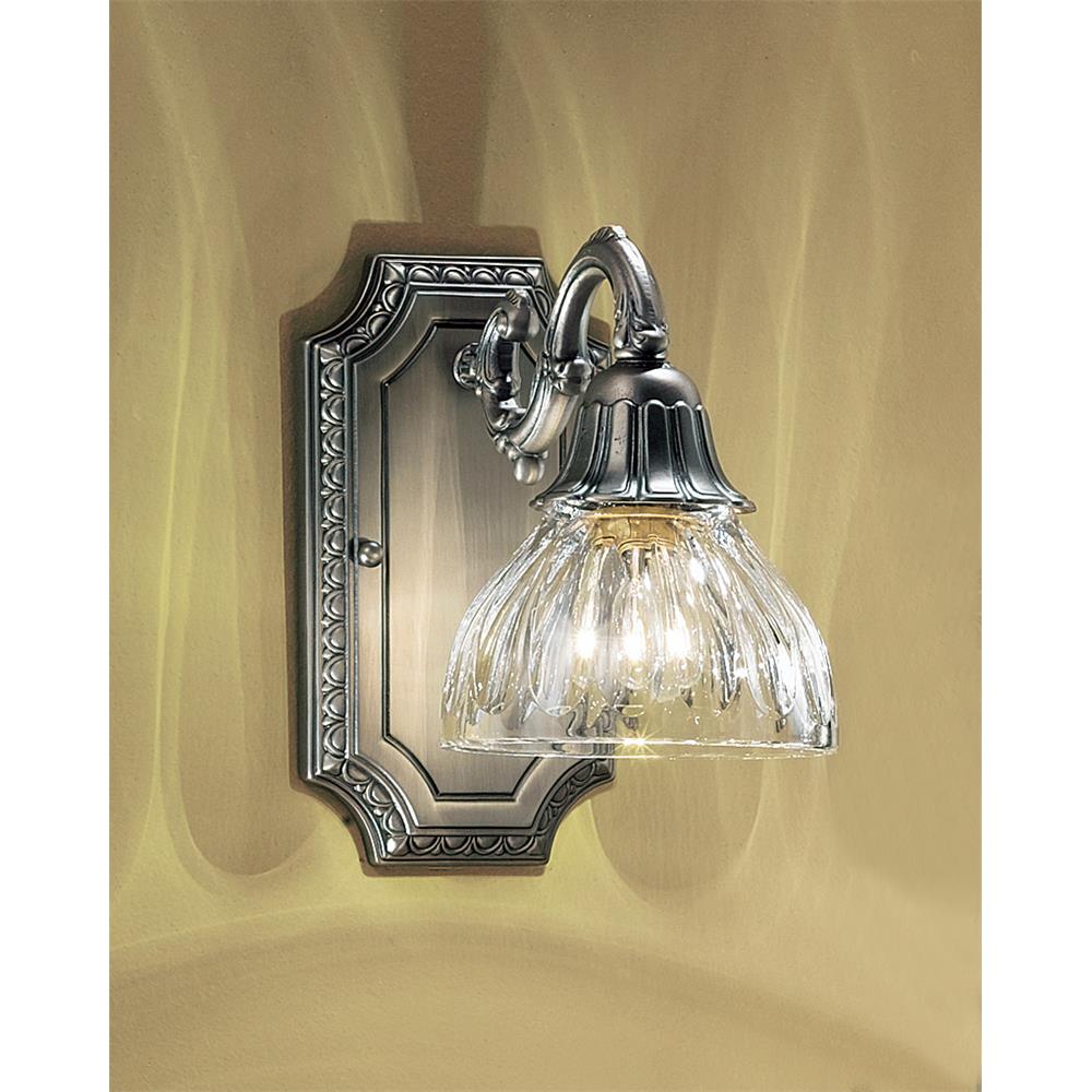 Classic Lighting 57365 AGP Majestic Wall Sconce in Aged Pewter