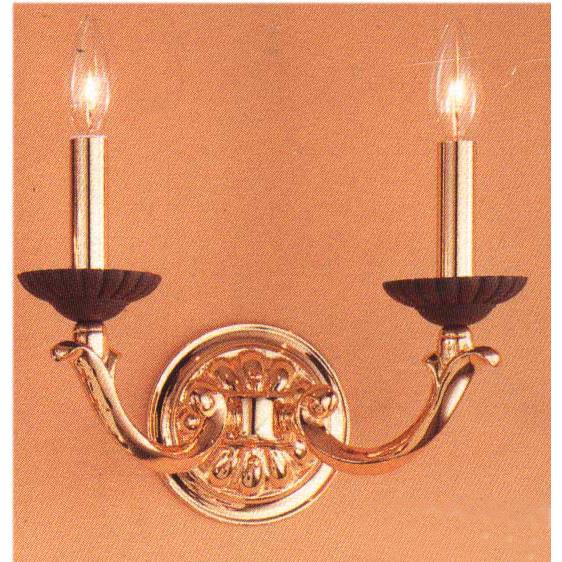 Classic Lighting 67802 BZ/G Orleans Wall Sconce in BronzeGold
