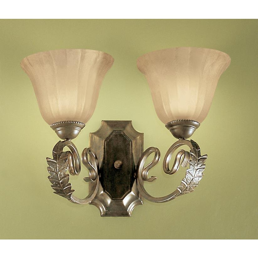 Classic Lighting 68302 EB Manilla English Bronze 2 bulb Sconce/WallBracket