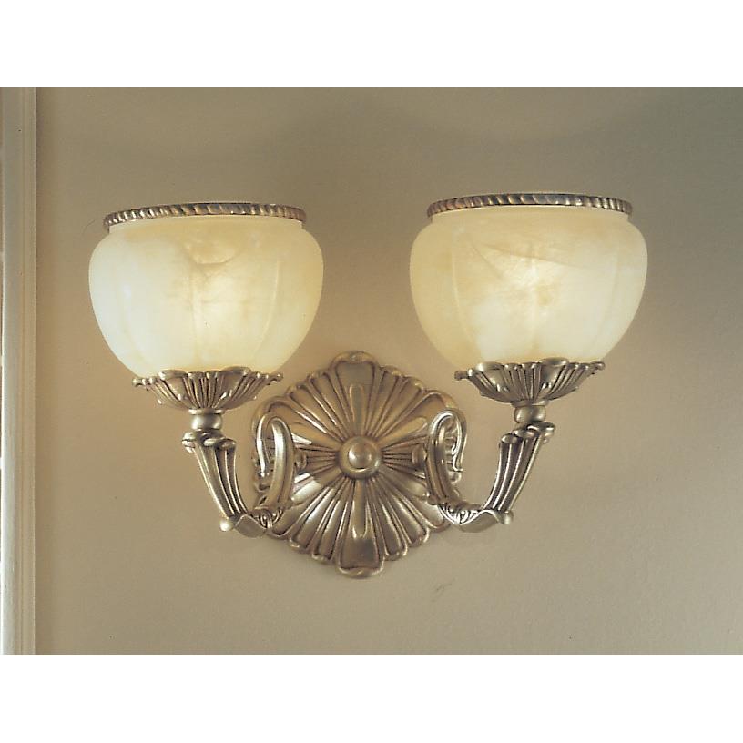 Classic Lighting 69502 SBB C Alexandria II Wall Sconce in Satin Bronze with Brown Patina with Crystalique
