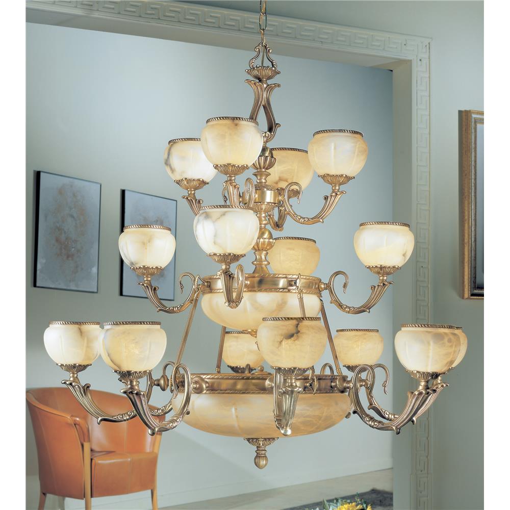 Classic Lighting 69616 SBB C Alexandria I Chandelier in Satin Bronze with Brown Patina with Crystalique