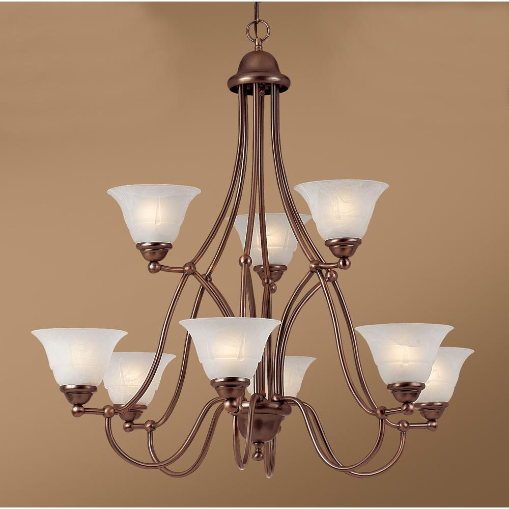 Classic Lighting 69628 ACP TCG Providence Chandelier in Antique Copper
