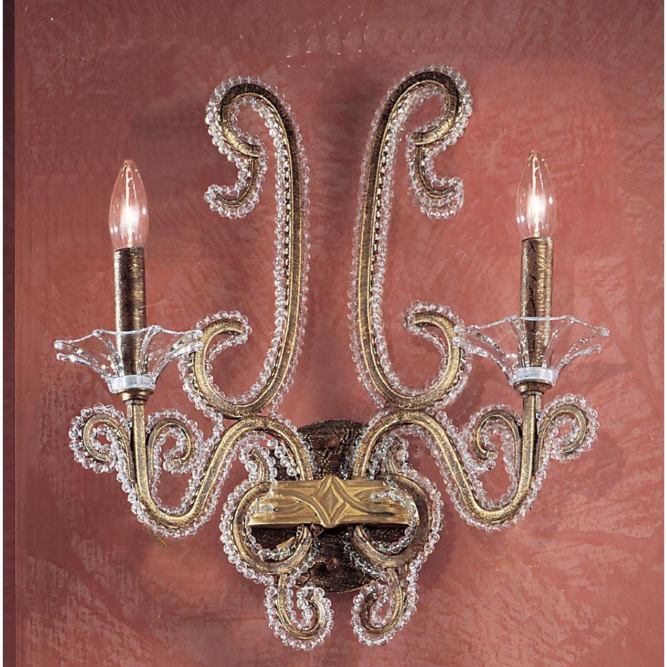 Classic Lighting 69702 CBZ Concerto Wall Sconce in Crackle Bronze