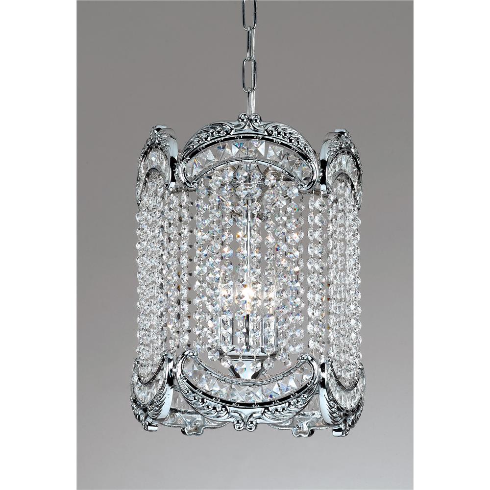Classic Lighting 69761 CH CP Emily Pendant in Chrome with Crystalique-Plus