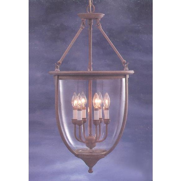 Classic Lighting 7906 WC Asheville Lanterns Pendant in Weathered Clay