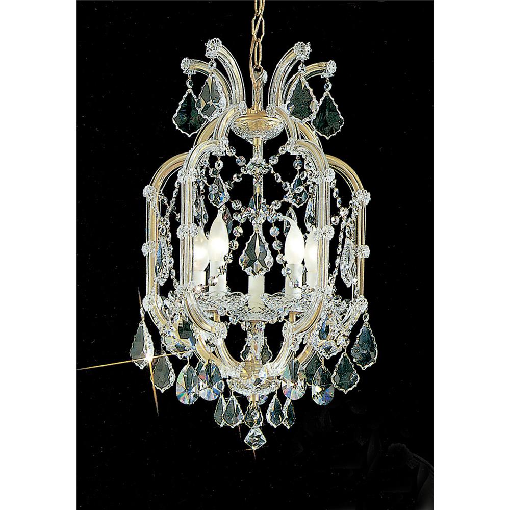 Classic Lighting 8115 OWG C Maria Theresa Chandelier in Olde World Gold with Crystalique