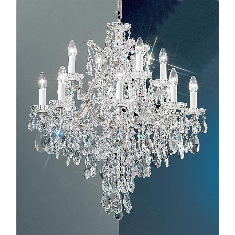 Classic Lighting 8123 CH C Maria Theresa Chandelier in Chrome with Crystalique