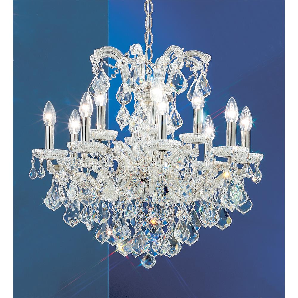 Classic Lighting 8132 OWG C Maria Theresa Chandelier in Olde World Gold with Crystalique