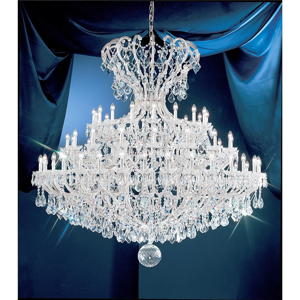 Classic Lighting 8149 CH C Maria Theresa Chandelier in Chrome with Crystalique