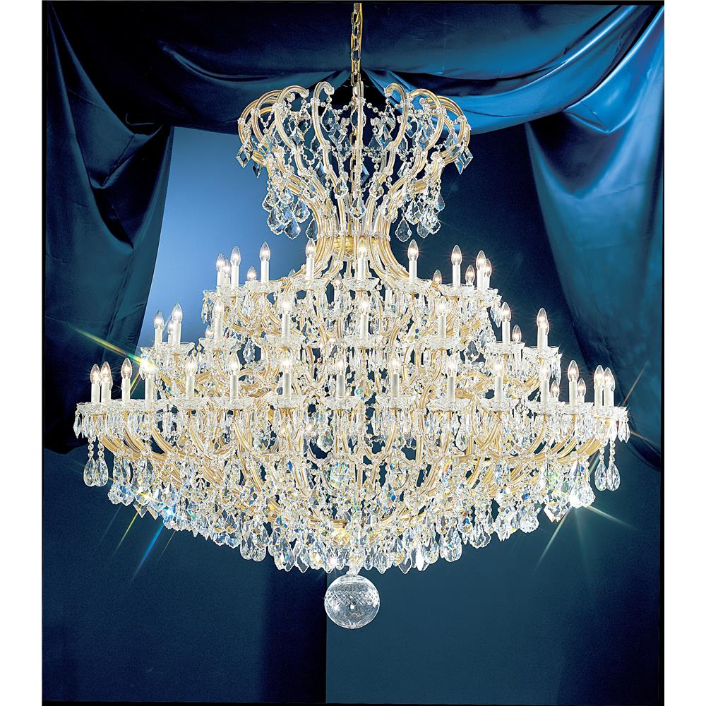 Classic Lighting 8149 OWG C Maria Theresa Chandelier in Olde World Gold with Crystalique