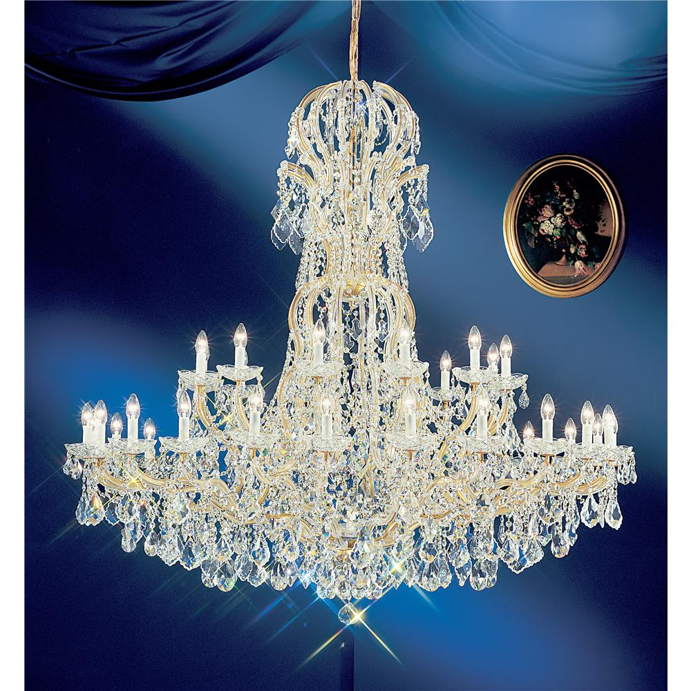 Classic Lighting 8166 OWG C Maria Theresa Chandelier in Olde World Gold with Crystalique