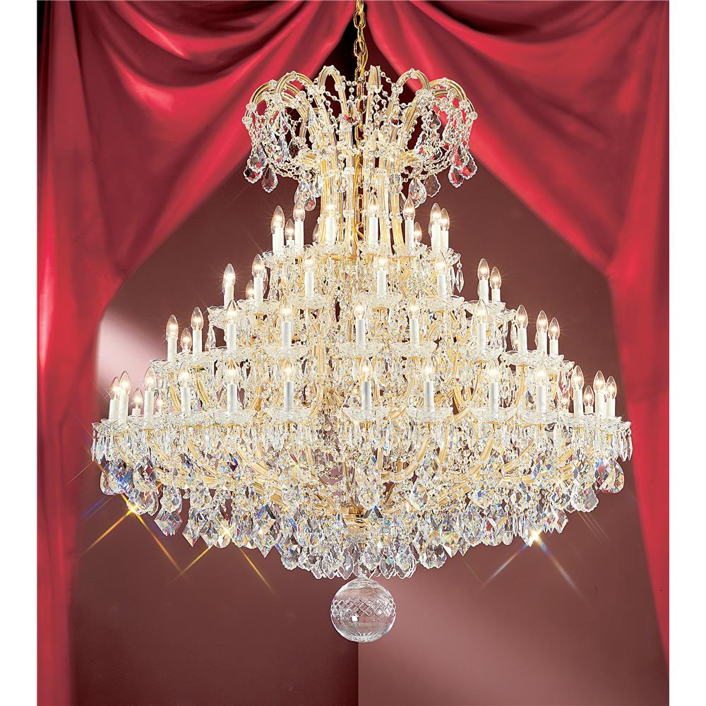 Classic Lighting 8167 OWG C Maria Theresa Chandelier in Olde World Gold with Crystalique