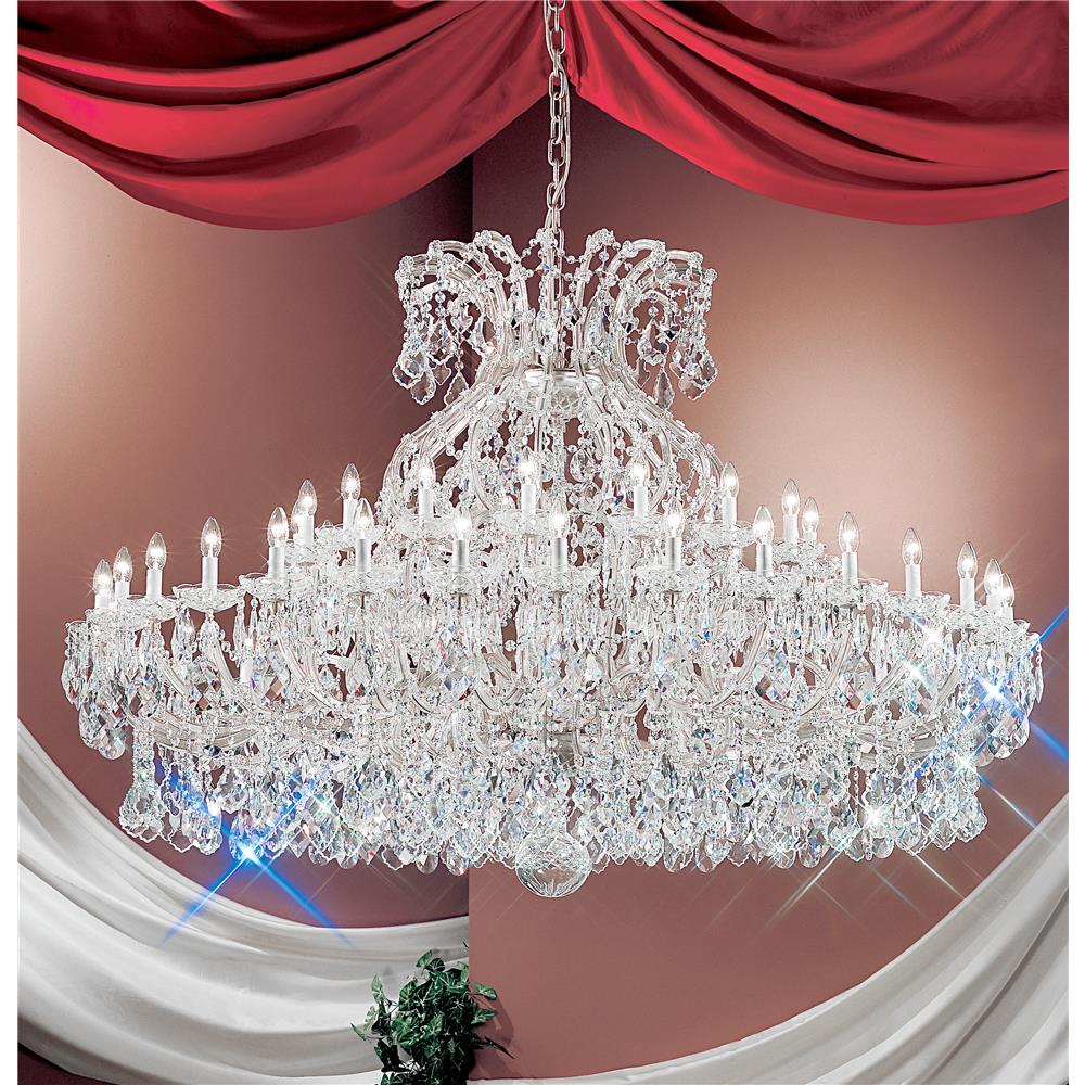Classic Lighting 8168 CH C Maria Theresa Chandelier in Chrome with Crystalique