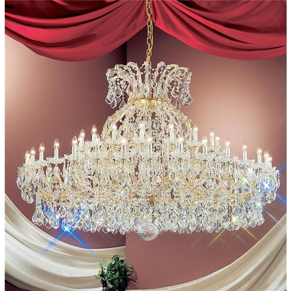 Classic Lighting 8168 OWG C Maria Theresa Chandelier in Olde World Gold with Crystalique