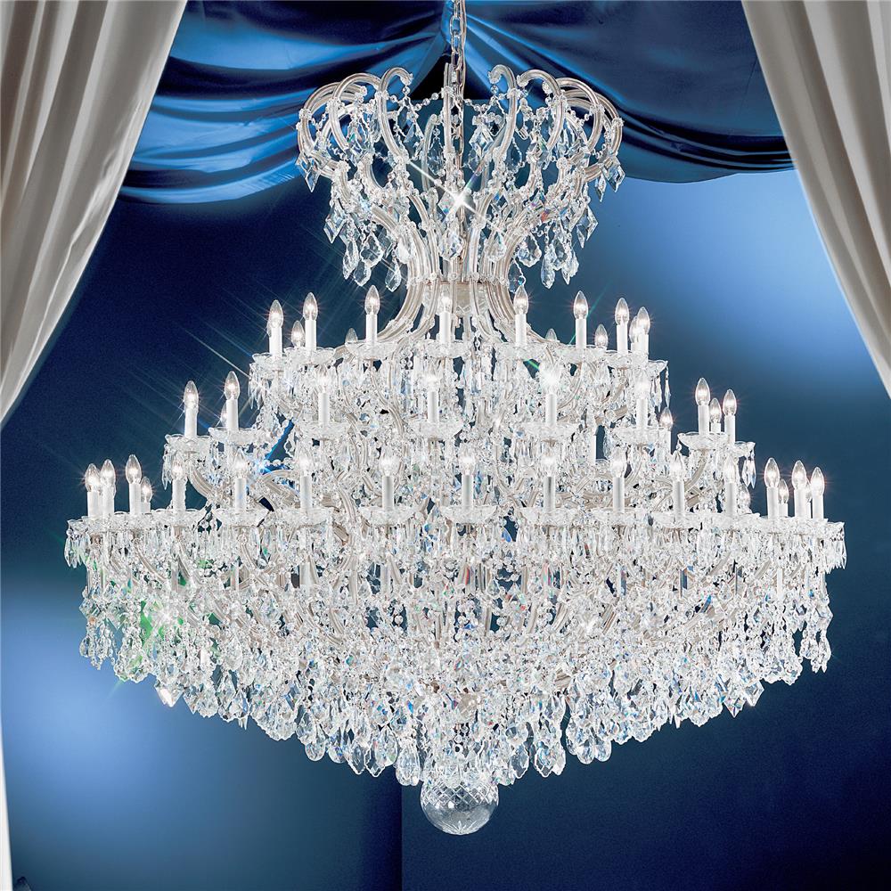 Classic Lighting 8169 CH C Maria Theresa Chandelier in Chrome with Crystalique