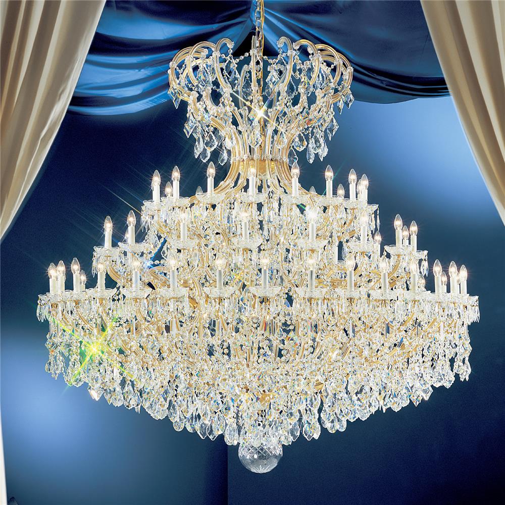 Classic Lighting 8169 OWG C Maria Theresa Chandelier in Olde World Gold with Crystalique