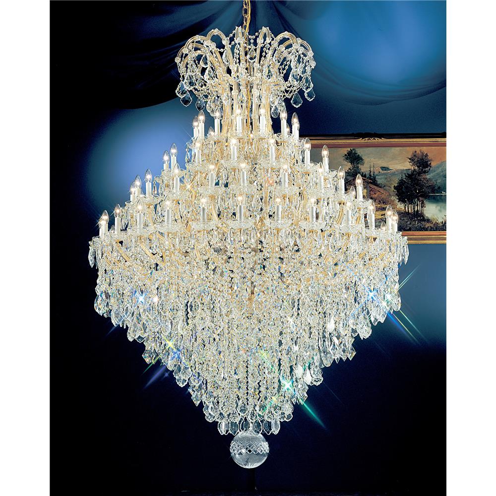 Classic Lighting 8187 OWG C Maria Theresa Chandelier in Olde World Gold with Crystalique