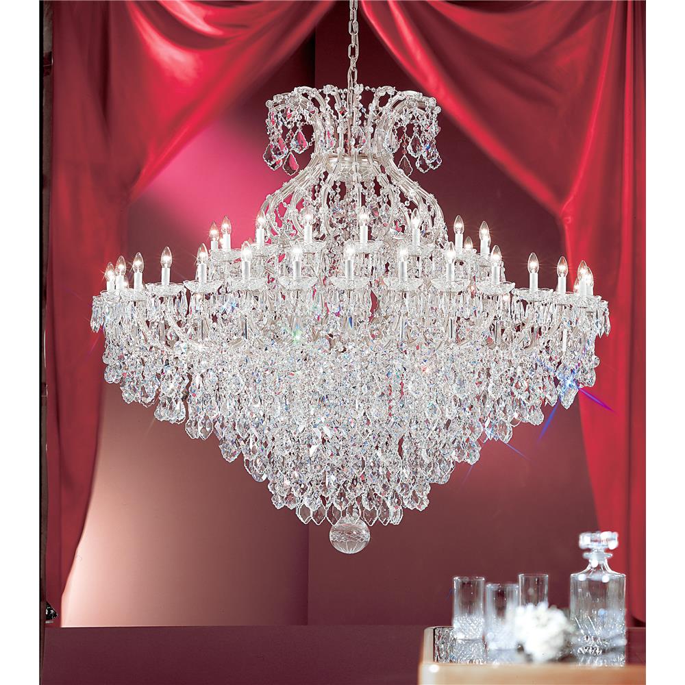 Classic Lighting 8188 CH C Maria Theresa Chandelier in Chrome with Crystalique