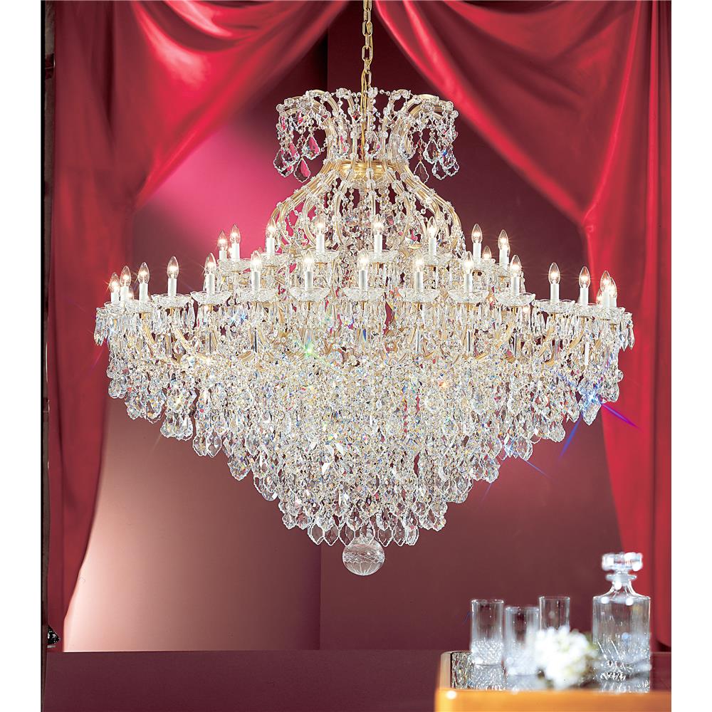 Classic Lighting 8188 OWG C Maria Theresa Chandelier in Olde World Gold with Crystalique