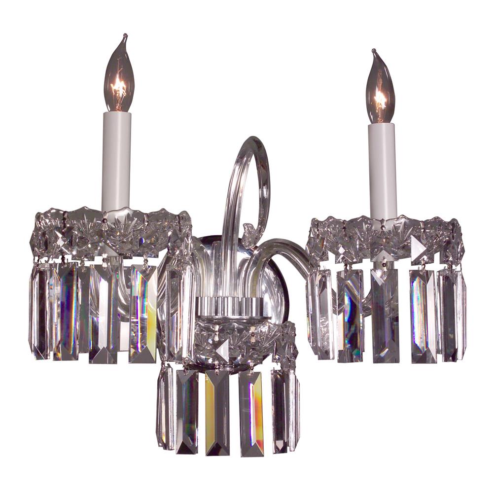Classic Lighting 82032 CH CP Buckingham Wall Sconce in Chrome with Crystalique-Plus