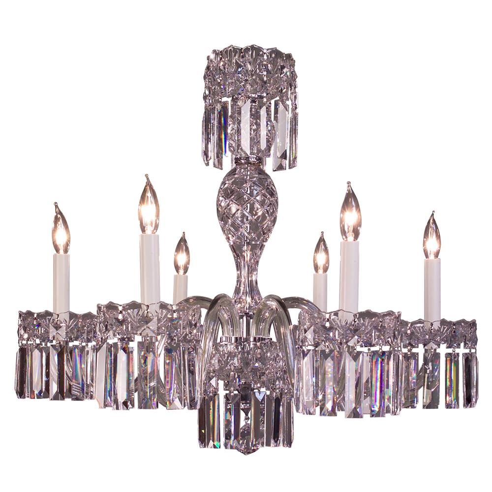 Classic Lighting 82036 CH CP Buckingham Chandelier in Chrome with Crystalique-Plus