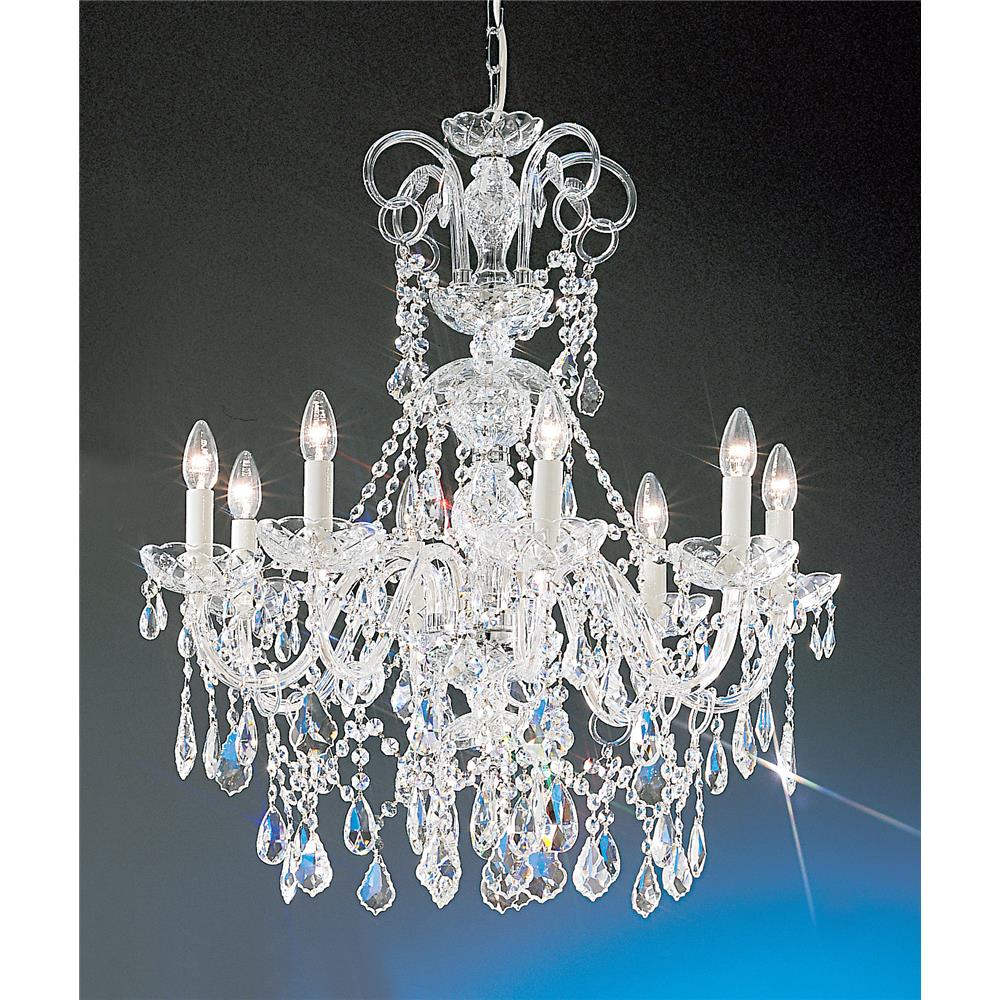 Classic Lighting 8261 CH C Bohemia Chandelier in Chrome with Crystalique