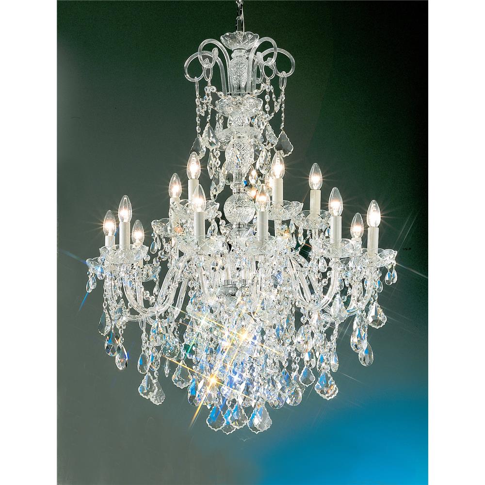 Classic Lighting 8262 CH C Bohemia Chandelier in Chrome with Crystalique