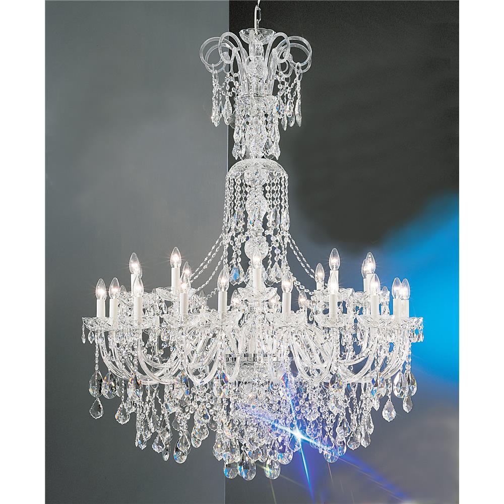Classic Lighting 8264 CH C Bohemia Chandelier in Chrome with Crystalique