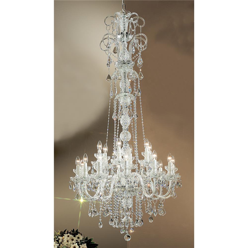 Classic Lighting 8270 CH C Bohemia Chandelier in Chrome with Crystalique