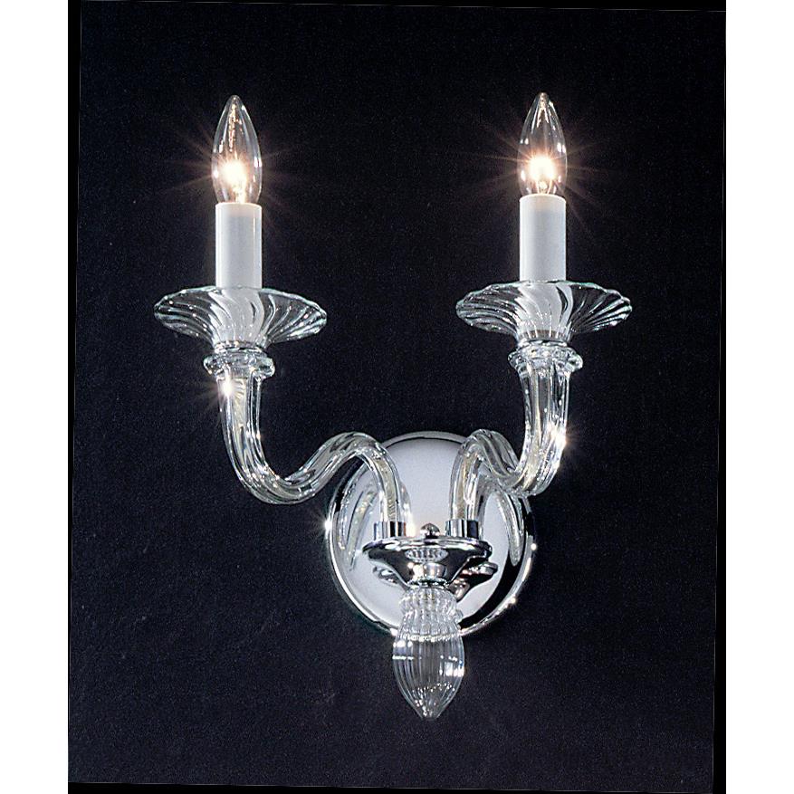 Classic Lighting 8290 CH Palermo Wall Sconce in Chrome