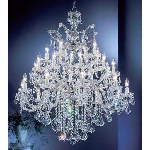Classic Lighting 8349 CH CP Rialto Traditional Chandelier in Chrome with Crystalique-Plus