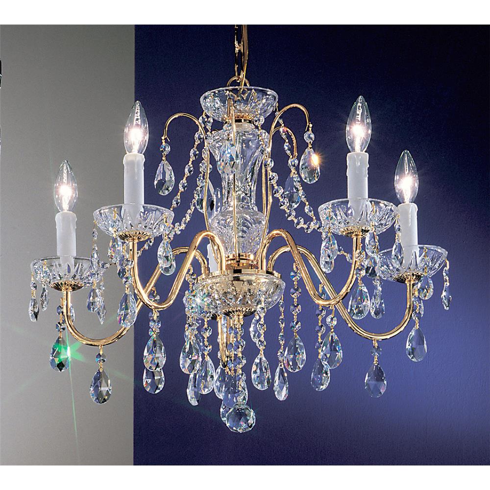 Classic Lighting 8385 GP C Daniele Chandelier in Gold Plated with Crystalique