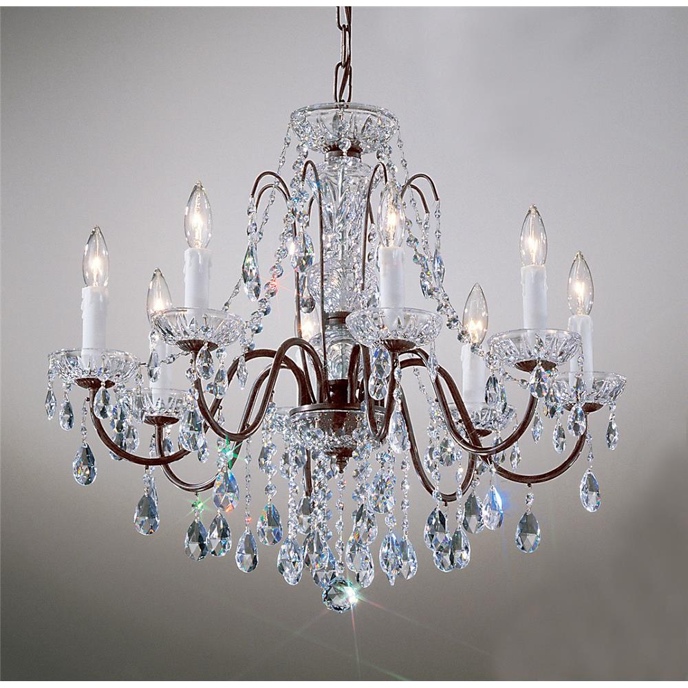 Classic Lighting 8388 CH C Daniele Chandelier in Chrome with Crystalique