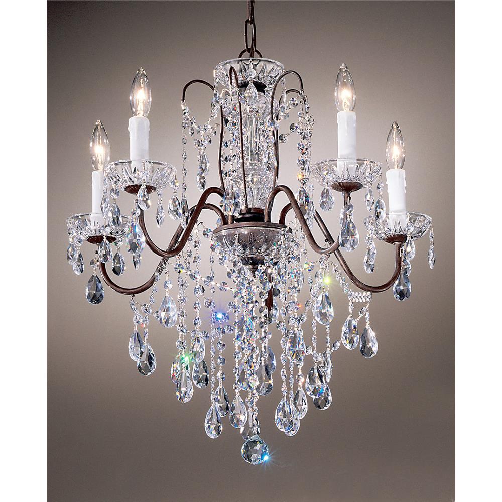 Classic Lighting 8395 EB C Daniele Chandelier in English Bronze with Crystalique