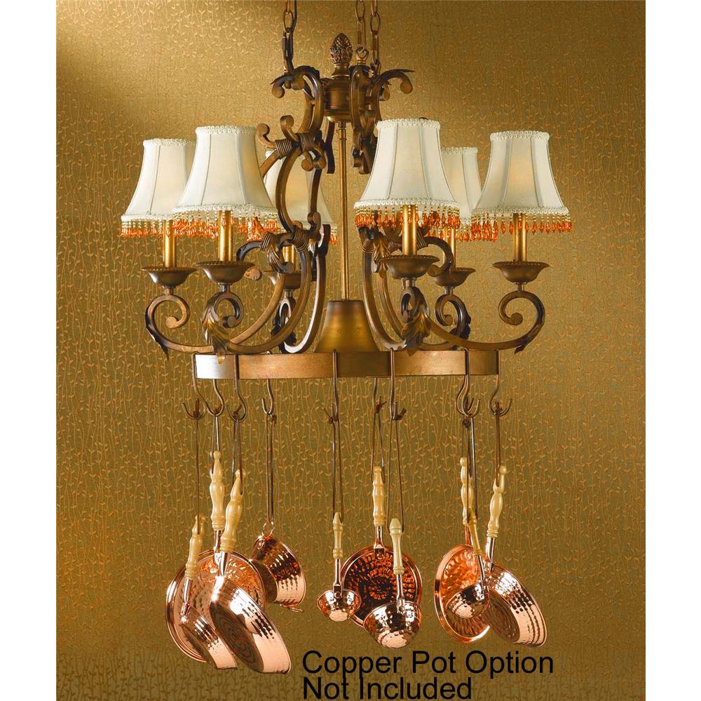 Classic Lighting 92207 CPB Asheville Island / Billiard in Copper Bronze