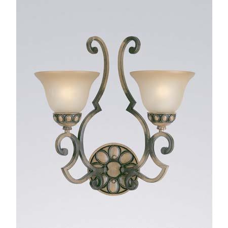 Classic Lighting 92712 HRW Westchester Wall Sconce in Honey Rubbed Walnut