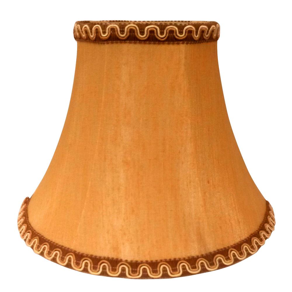Classic Lighting S 7113/6 Shade in Golden with Reddish Hues and Fancy Border