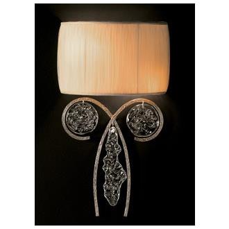 Classic Lighting 10042 SF Celeste Wall Sconce in Silver Frost