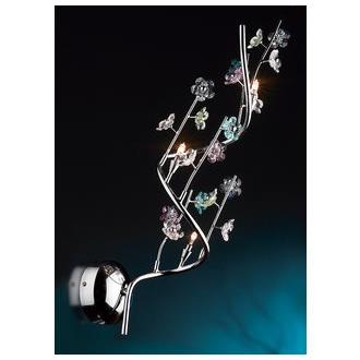 Classic Lighting 16053 CH MC Ashley Wall Sconce in Chrome with Multi-Color