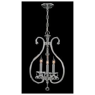 Classic Lighting 16093 CH CP Kennsington Pendant in Chrome with Crystalique-Plus